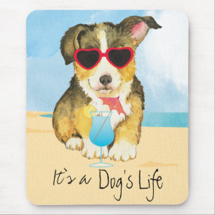 Summer Pembroke Welsh Corgi Mouse Pad