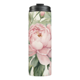 Summer Peonies Thermal Tumbler