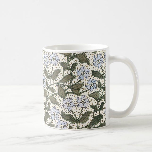 Summer Periwinkle Flower Pretty Elegant Floral Coffee Mug (Right)
