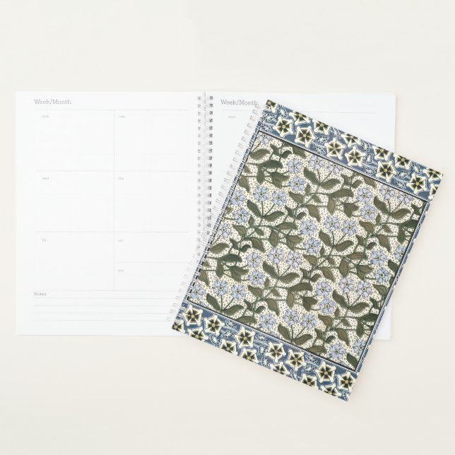 Summer Periwinkle Flower Pretty Elegant Floral Planner (Display)
