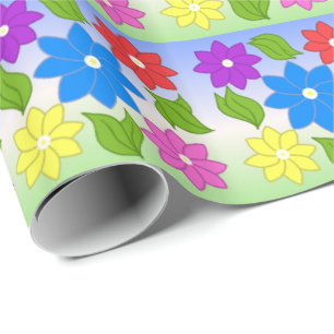 Summer Petals Wrapping Paper