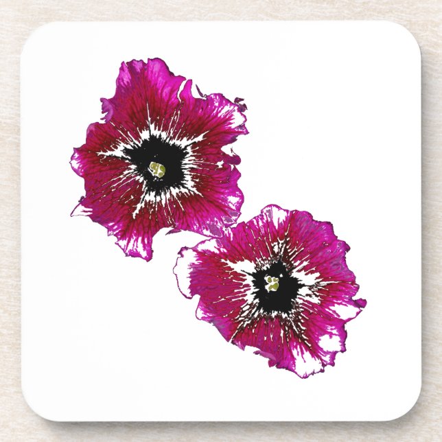 Summer Petunias Coaster (Front)