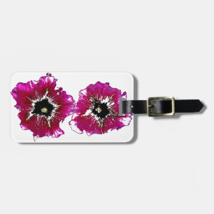 Summer Petunias Luggage Tag