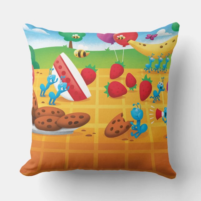 Summer Picnic Cushion (Front)