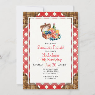 Summer Picnic Invitation