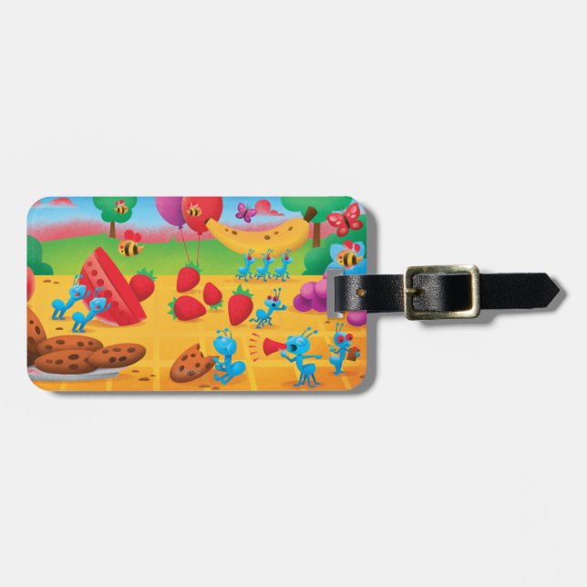 Summer Picnic Luggage Tag (Front Horizontal)