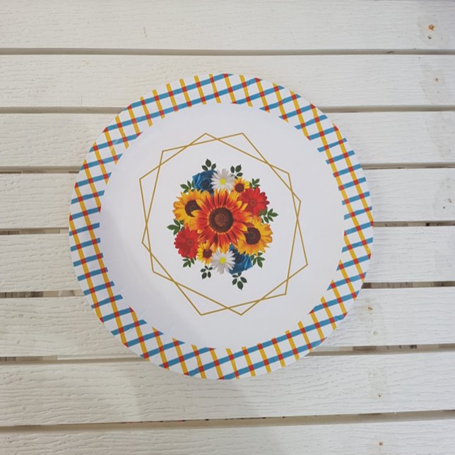 Summer Picnic Party Paper Plate (Creator Uploaded)