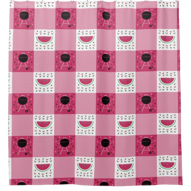 Summer Picnic Shower Curtain (Front)