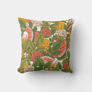 Summer Picnic Watermelon Ice Cream Cushion