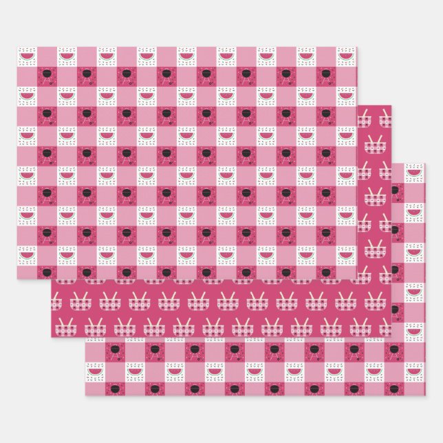 Summer Picnic Wrapping Paper Set (Set)