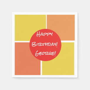 Summer Picnics, Vacation and Birthdays  Napkin