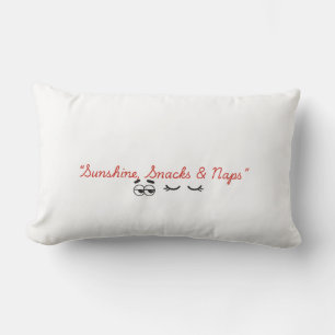 Summer Pillow Sunshine Snacks And Naps Lumbar