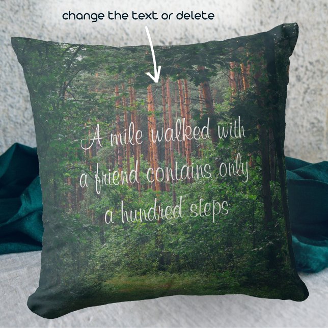 Summer pine forest path cushion (Creator Uploaded)