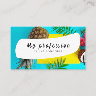 Summer Pineapple Business Card