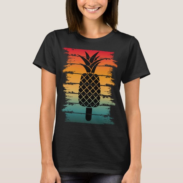 Summer Pineapple Ice Drop T-Shirt (Front)