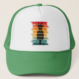 Summer Pineapple Ice Drop Trucker Hat