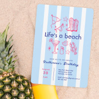 Summer Pink Beach Favourites Birthday Party