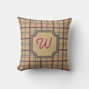 Summer Plaid Pillow