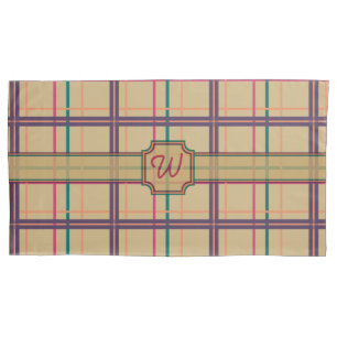Summer Plaid Pillow Case
