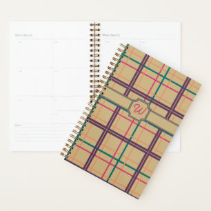 Summer Plaid Planner