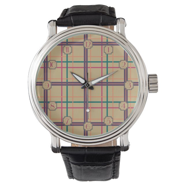 Summer Plaid Watch (Front)