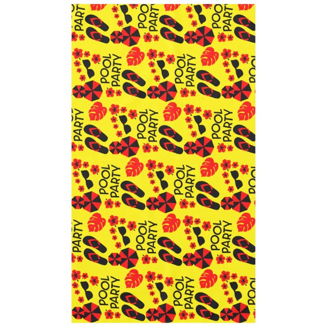 Summer Pool Parties    Tablecloth (Front)