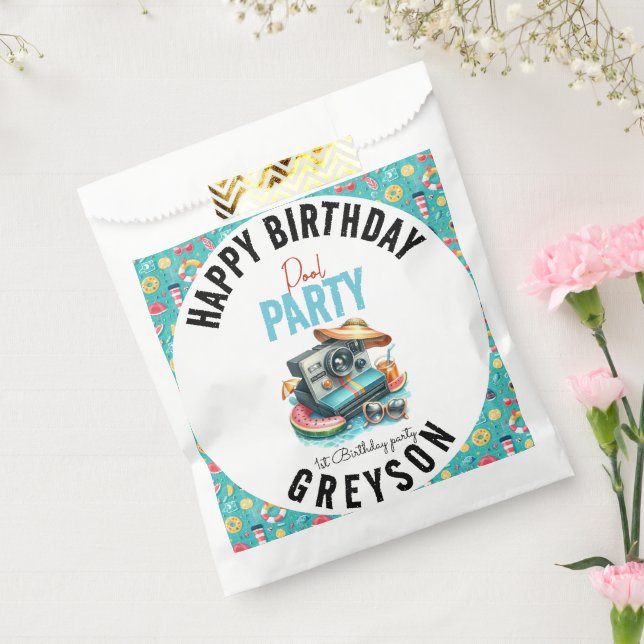Summer Pool Party 2nd birthday Favour Bags (Sealed)