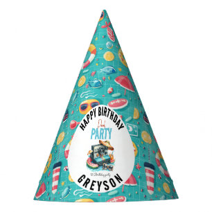 Summer Pool Party 2nd birthday Hat