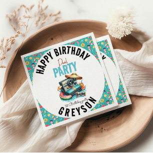 Summer Pool Party 2nd birthday Napkin