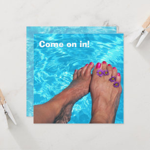 Summer Pool Party Invitation