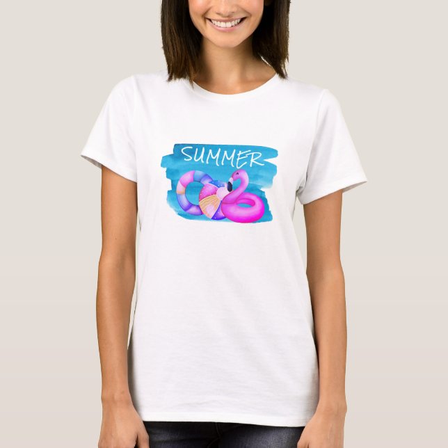 Summer Pool Party  T-Shirt (Front)