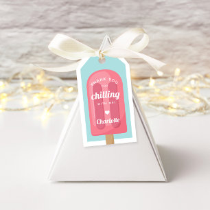 Summer Popsicle Kids Birthday Party Favour Gift Tags