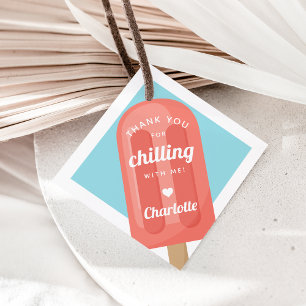 Summer Popsicle Kids Birthday Party Favour Tags
