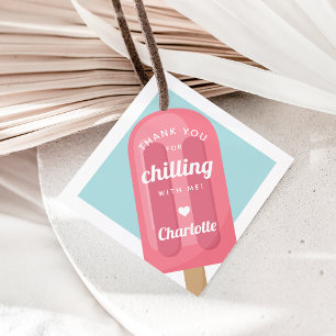 Summer Popsicle Kids Birthday Party Favour Tags