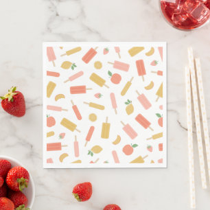 Summer Popsicles Napkin