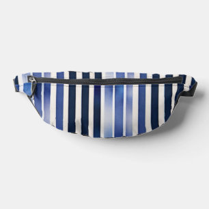 Summer Popular Navy Blue Boat Stripes Collection Bum Bags