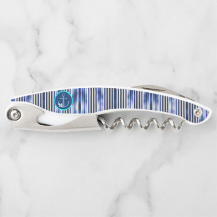 Summer Popular Navy Blue Boat Stripes Collection Corkscrew