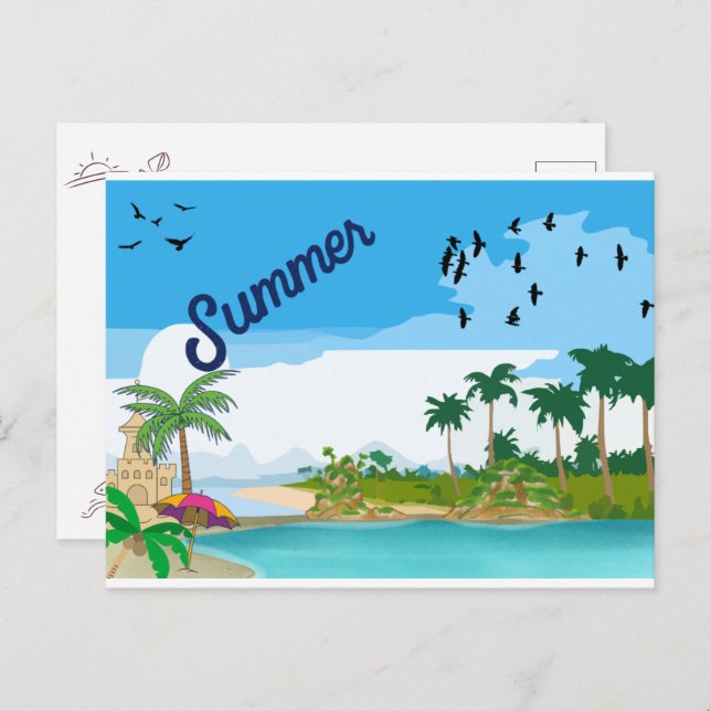 Summer Postcard (Front/Back)