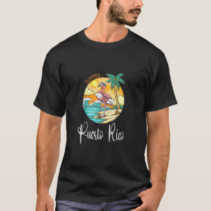 Summer Puerto Rican Vintage Puerto Rico Flamingo S T-Shirt