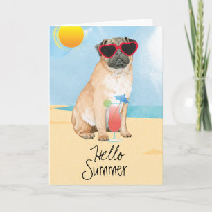 Summer Pug Card
