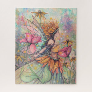 Summer Queen Fairy Fantasy Art Jigsaw Puzzle