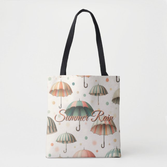 Summer Rain Tote Bag (Front)