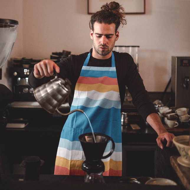 Summer Rainbow Stripes Apron (Creator Uploaded)
