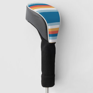 Summer Rainbow Stripes Golf Head Cover