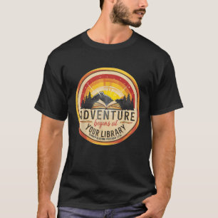 Summer Reading Program 2024 Adventure Begins at Yo T-Shirt