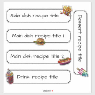 Summer recipe washi tape!