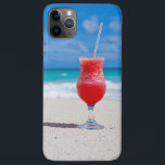 Summer Red Strawberry Margarita On Tropical Beach Case-Mate iPhone Case<br><div class="desc">Contemporary delicious red strawberry margarita cocktail on the beach, with an azure blue sky, the ocean, waves, and surf in the background. This case will make you want to go on vacation to a tropical island and relax. Made for the beach party diva, or the ocean or sea lover among...</div>