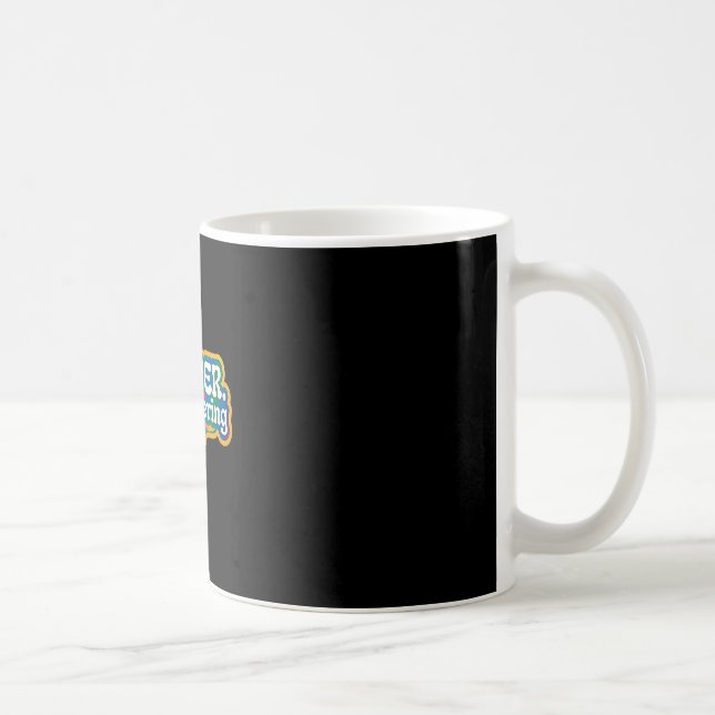 Summer remembering why groovy &amp; colourful word coffee mug (Right)