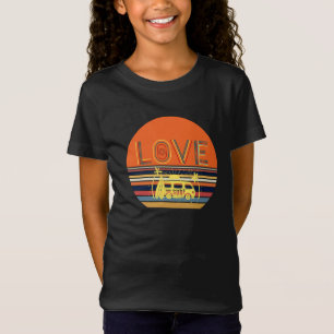 Summer Retro Striped Women's & Kids Clothing T-Shirt
