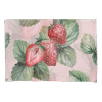 Summer Ripe Strawberries: Watercolor Pink
